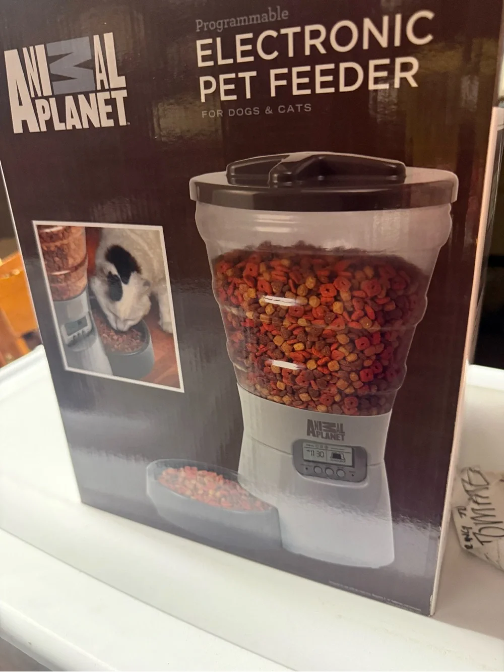 Programmable Electronic Pet Feeder - Gray